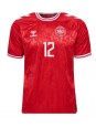 Danmark Kasper Dolberg #12 Replika Hemmakläder EM 2024 Kortärmad